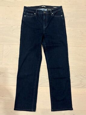 Buffalo David Bitton Women's Dark Blue Straight-Leg Jeans